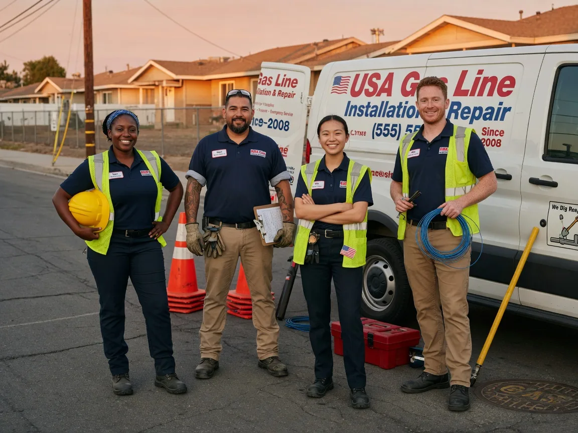 Gas Line Installation company in Grant, OK